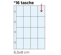 20 Inserti per RACCOGLITORE FIGURINE XL - 16 tasche VERTICALI formato 6,5×8,5 cm