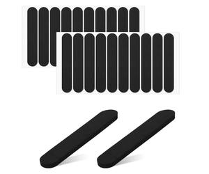 20 inserti riduttori per cappelli, inserti per cappelli per una vestibilità più piccola, riduttore aderente per cappelli, nastro autoadesivo in schiuma per uomini e donne, berretti, nero