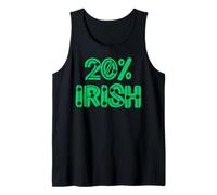 20% irlandesi Venti 20% per Cento Irlanda Uomini Donne & Bambini Canotta