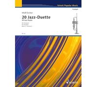 20 Jazz-Duets: Advanced. 2 trumpets. Partition d'exécution.