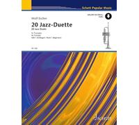 20 Jazz-Duets: with preparatory rhythmical exercises for beginners. 2 trumpets. Partition d'exécution.: Band 1
