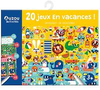 20 jeux en vacances !: On holiday - De vacaciones - Avec un feutre effaçable