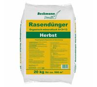 20 kg Fertilizzante per Prato Autunnale Beckmann NPK-6+3+13 per ca. 500m²