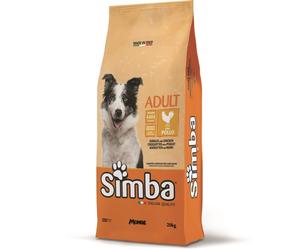 20 kg Monge Simba Alimento Completo Cibo Secco Crocchette Croccantini per Cani Adulti di Tutte le Taglie con Pollo