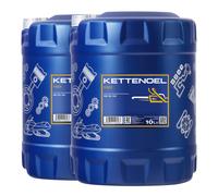 20 L 2x 10 Litro Mannol Olio per Catena Minerale Universale Motosega Olio