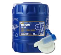 20 L Litro Tanica MANNOL Olio Idraulico Iso 46 Hlp 46 + Rubinetto Industria Olio