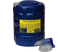20 L Mannol Hydro Hv Iso 32 Olio Idraulico Hvlp din 51524/3 + Canale di Scarico