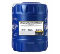 20 L mannol Longlife 508/509 0W-20 olio motore 7722 Api Sp (RC) Sn Plus Acea
