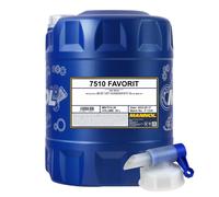 4x 20 L mannol olio motore Favorit 15W-50 Api Sl / Cf/CF-4 + Canale di Scarico