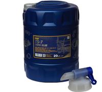 20 L MANNOL TS-7 Uhpd Blu 10W-40 Api CJ-4 olio motore Sintetico Oil + Rubinetto