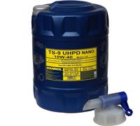 20 L MANNOL TS-9 Uhpd Nano Api CI-4/CH-4/CG-4/CF-4 / Sl 10W-40 olio motore