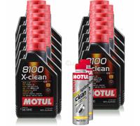 20 L MOTUL 8100 X-CLEAN 5W-40 Olio Motore 300ml Diesel System Clean 11270910