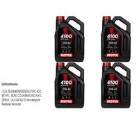 20 L MOTUL Olio Motore 4100 SYN-nergy SPEC 10W40 Per VW 501 01 505 00 MB 229 3