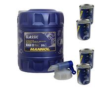 20 l olio motore MANNOL Classic 10W-40 4 X Motor Doctor ADDITIV
