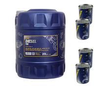20 L Olio motore MANNOL Diesel TDI 5W-30 4x Motor Doctor ADDITIV
