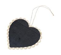 20 lavagne a forma di cuore con supporto, scrivibili, piccole lavagne da appendere