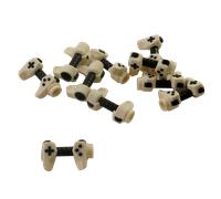 20 LEGO Utensil Game Controller, Holes on Sides for Bar Black Buttons Pat Bianco