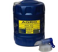 20 Liter MANNOL AGRO API TC Olio Motore per Motori da Giardinaggio