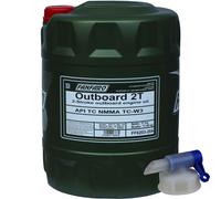 20 Litri FANFARO Fuoribordo 2T API TC Olio Mischiato 2 Tempi + Rubinetto