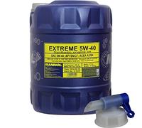 20 litri MANNOL Extreme 5W-40 API SN/CF olio motore MN7915-20 incluso rubinetto di scarico