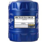20 Litri MANNOL Olio Motore TS-25 FA-4 5W-30 API VOLVO VDS 5