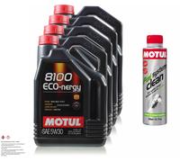 20 Litri MOTUL 8100 Eco-nergy 5W-30 Olio Motore 300ml Fuel System Clean 11268559