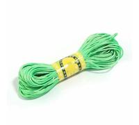 20 m 1,5/2 mm di nylon nero con motivo a coda di topo, in raso cinese, in seta, perline, intrecciato, filo Shamballa, verde chiaro, 1,5 mm, 20 m