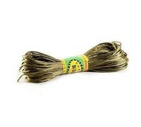20 m 1,5/2 mm di nylon nero con motivo a coda di topo, in raso cinese, in seta, perline, intrecciato, filo Shamballa, verde militare scuro, 1,5 mm, 20 m
