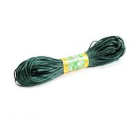 20 m 1,5/2 mm di nylon nero con motivo a coda di topo, in raso cinese, in seta, perline, intrecciato, filo Shamballa, verde inchiostro, 2,0 mm, 20 m