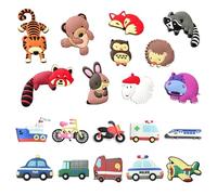 20 Magneti Magnetici Per Frigorifero, Magneti Per Frigorifero Con Cartoni Animati, Magneti Per Frigorifero Con Traffico Di Animali, Magneti Per Lavagna, Magneti Per Frigorifero Interessanti