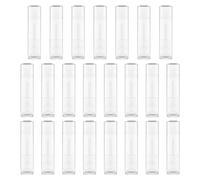 20 manicotti vuoti per rossetti, balsamo per labbra, contenitore per labbra ricaricabile, contenitore per cosmetici, ideale per lucidalabbra fai da te, balsamo deodorante, viaggio (trasparente, 5 g)