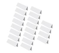 20 marcatori di identificazione in acrilico con triangolare | 20Pcs trasparente acrilico identificativo marcatori per le istituzioni educative ambienti di lavoro