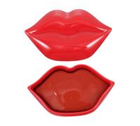 20 Maschera Rosso Pezzi Idratante Labbra Notte per Labbra Secche | Trattamento Delicato Acqua e Glicerina, Effetto Rinfrescante, per Pelle Labiale, Formato Compatto