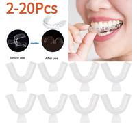 20 Mascherine Bruxismo Bite Anti Digrignamento Denti Notte Protezione Smalto