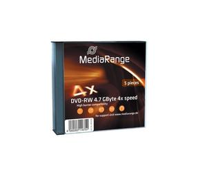 20 MediaRange DVD -RW 4,7 GB 4x Slim case rw Speed Gbyte Custodia MR448