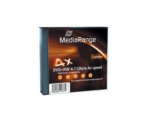 20 MediaRange DVD +RW 4,7 GB 4x Slim case rw Speed Gbyte Custodia MR449