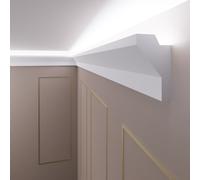 20 Metri + Angoli LED Listello per Illuminazione Indiretta Modanature Soffitto