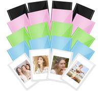 20 mini cornici magnetiche per foto, 9,3 x 6,3 cm, cornici magnetiche per frigorifero, autoadesive, magnetiche, per cornici informative, pareti (colore )