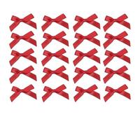 20 mini fermagli per capelli con fiocco rosso, graziosi, forcine per capelli a coccodrillo, per ragazze, donne, bambini, accessori per capelli, clip e mollette, mini fiocco, fermagli per capelli