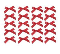 20 mini fermagli per capelli rossi con fiocco, graziosi fermagli a coccodrillo per ragazze, clip e fermagli per capelli, accessori per capelli, mini fiocco, da donna, per bambini, 20 pezzi