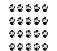 20 mini lanterne per casa delle bambole, lampade in miniatura per casa delle bambole retrò, lampade a cherosene in miniatura 1:12, per case delle bambole fai da te, micro paesaggi, case delle bambole