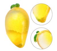 20 mini limoni in resina, ornamenti artificiali in miniatura a forma di limone