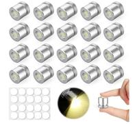 20 mini palloncini a LED, mini luci a LED, luce bianca calda, mini luci per il fai da te, adatte per decorare la casa delle bambole, compleanni, feste di Natale