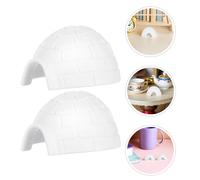 20 miniature di case di ghiaccio: modelli di piccoli artificiali per la