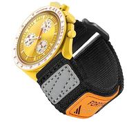 20 mm a rilascio rapido Nylon Moon Band for Men Omega X Strap compatibile con Omega // Railmaster/Mission to the Moon/Mercury/Sun/Mars/Earth/Jupiter/Neptune/Plutone,