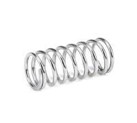 20 molle di compressione, diametro esterno 8 mm, diametro del filo 1 mm, per la sostituzione di utensili manuali, in acciaio inossidabile 304.,Tonalità argento,8x1x10mm