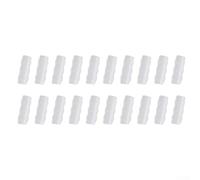 20 morsetti per tubi in plastica per serra | Per il giardinaggio Resistente ai raggi UV Clip per poli Tunnel Hoop Connettori Row Elementi di fissaggio Copertura Cold