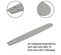 20" MOTOSEGA BARRA GUIDA Per 58CC 62CC 68CC 76 Collegamenti dell'azionamento Y