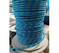 20 MT. CIMA SCOTTA DRIZZA SK75 DYNEEMA ø 6 mm. DOPPIA TRECCIA MADE ITALY AZZURRA