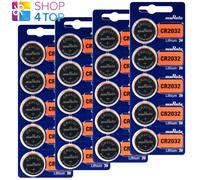 20 MURATA CR2032 Litio batteries 3V a Moneta DL2032 Scadenza 2033 Nuovo